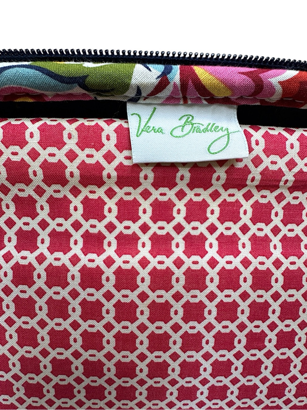 VERA BRADLEY 17” HARD SHELL QUILTED LAPTOP CASE PORTFOLIO HOPE GARDEN - Picture 14 of 15